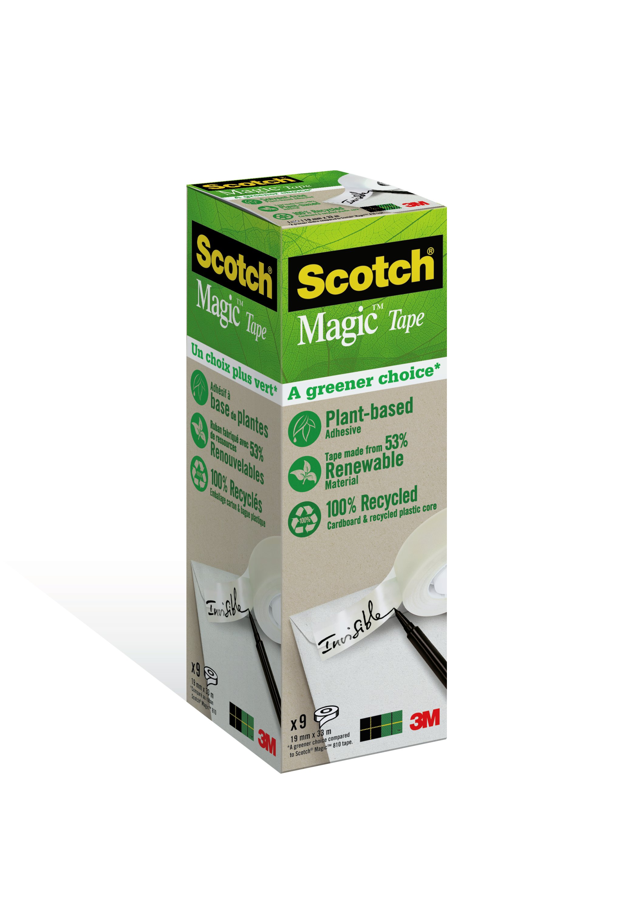 Scotch Magic™ Tape, 25 mm x 66 m, 1 Roll/Pack