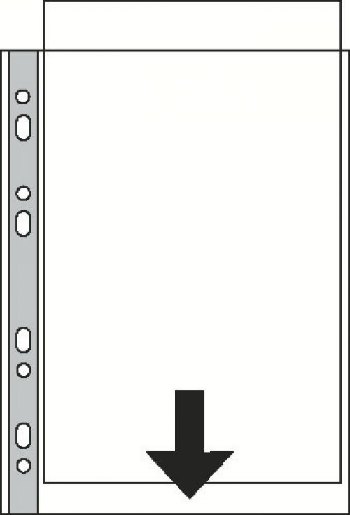 Esselte Punched Pocket Pocket Standard A3 Portrait Polypropylene 85 Micron (Pack 10) - 47181