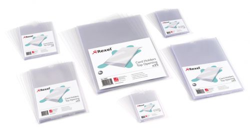 Rexel Cardholder A5 PVC (Pack 25) - 12060