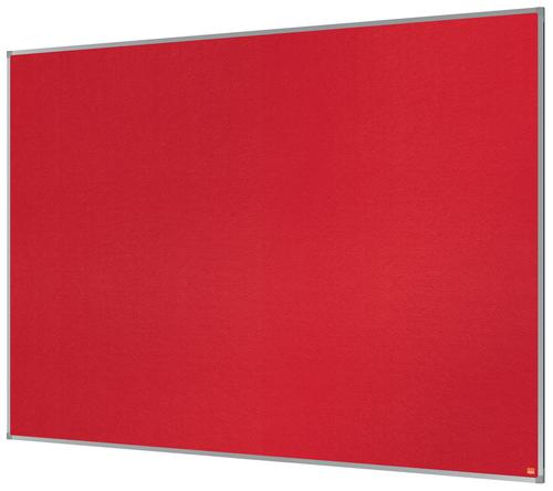 Nobo Essence Felt Notice Board Red 1800x1200mm - 1904068