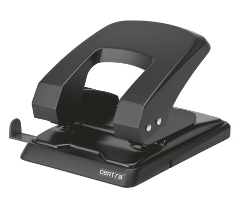 Centra Hole Punch 40 Sheets Black - 623668