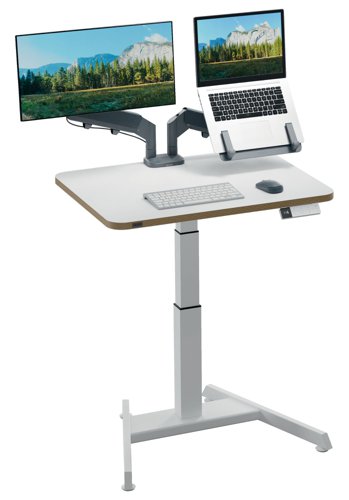 Leitz Ergo Small Electric Sit Stand Desk with Stand-Up Reminder  - 65341001