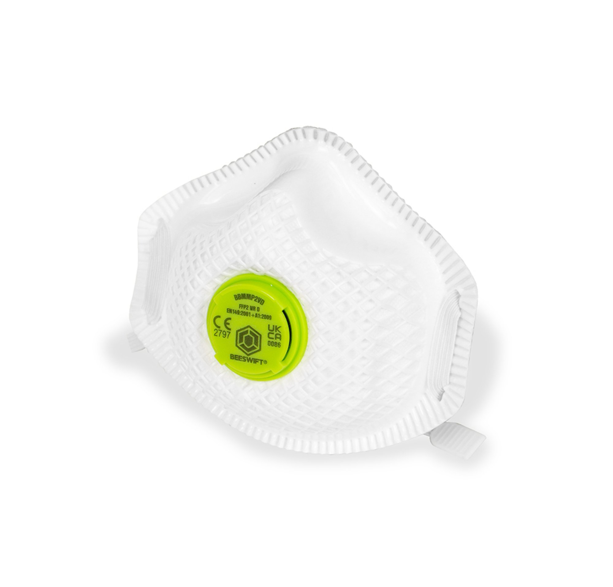 Beeswift P3 Vented Mesh Cup Mask White  (Box of 5)