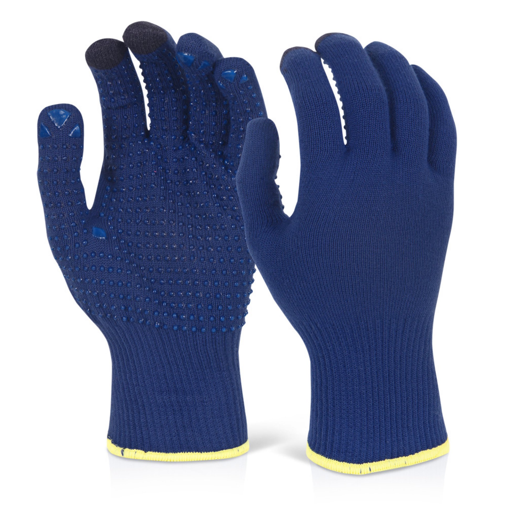 Beeswift Nitrile Pu Mix Coated Glove Black / Grey L