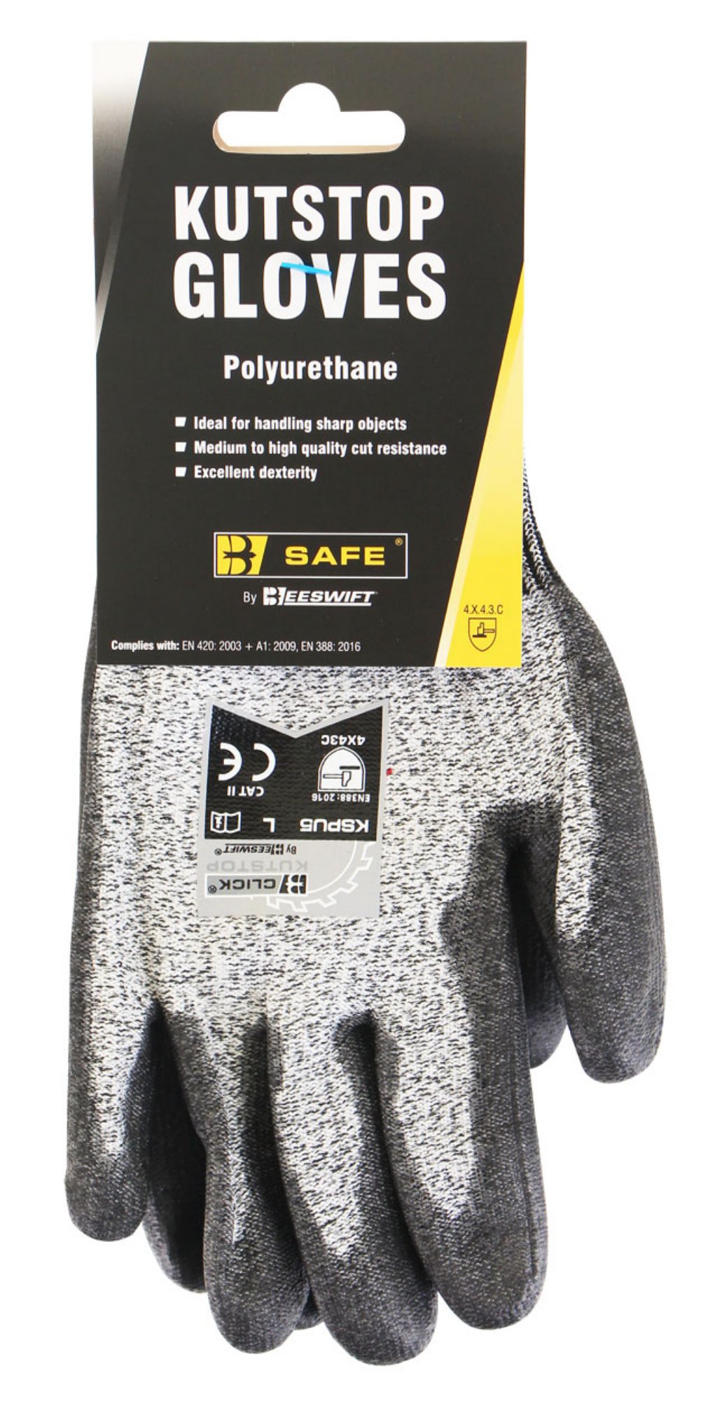 Beeswift B-Safe Nite Star Glove Black L (Pair)