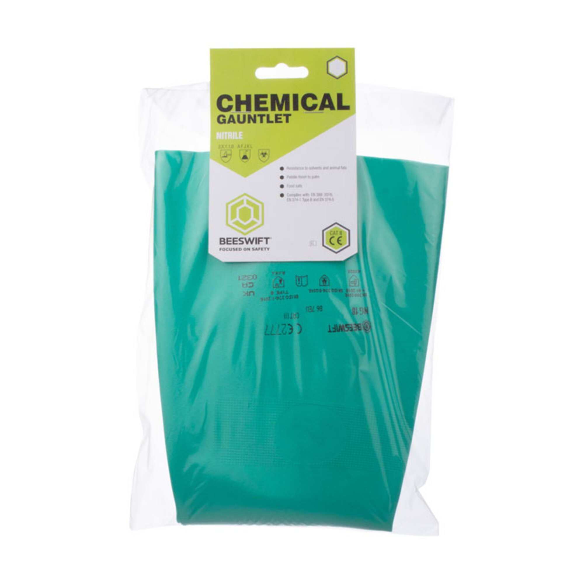 Beeswift B-Safe High Visibility Latex Thermal Glove Size Large (Box of 6)