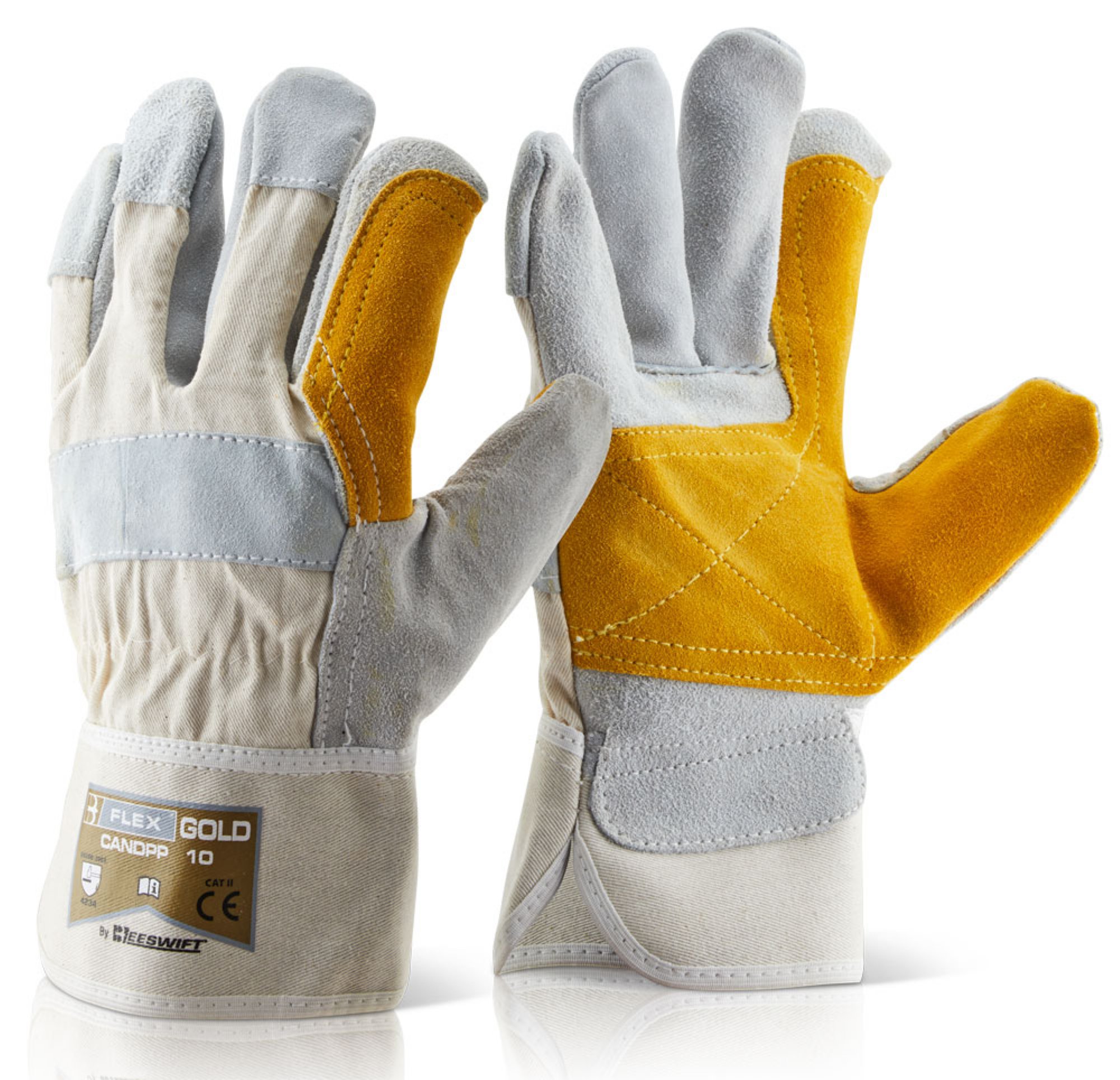 Beeswift Canadian Yellow Hide Rigger Glove  (Box of 10)