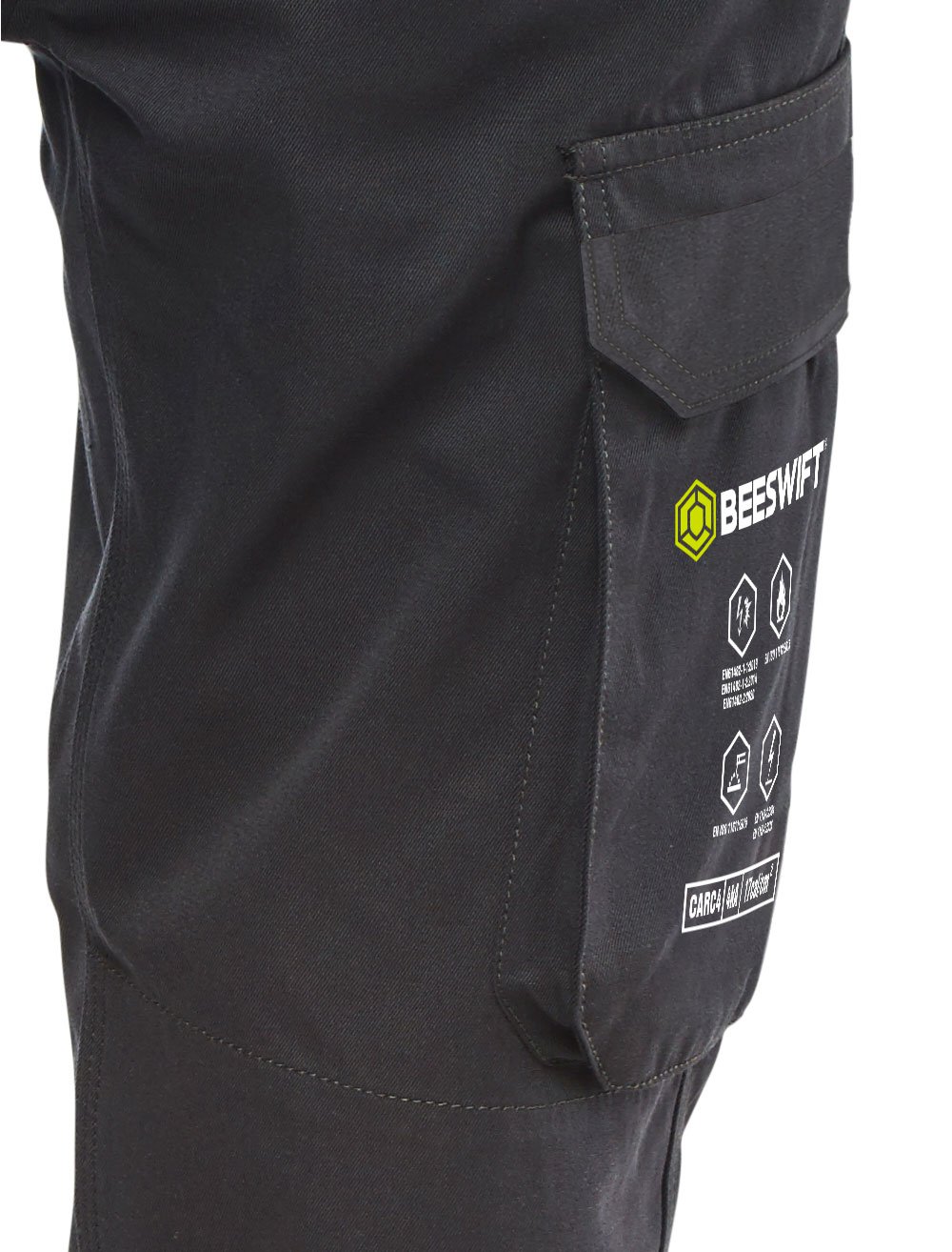 Beeswift Arc Flash Hi Viz Polo Shirt Saturn Yellow 4XL