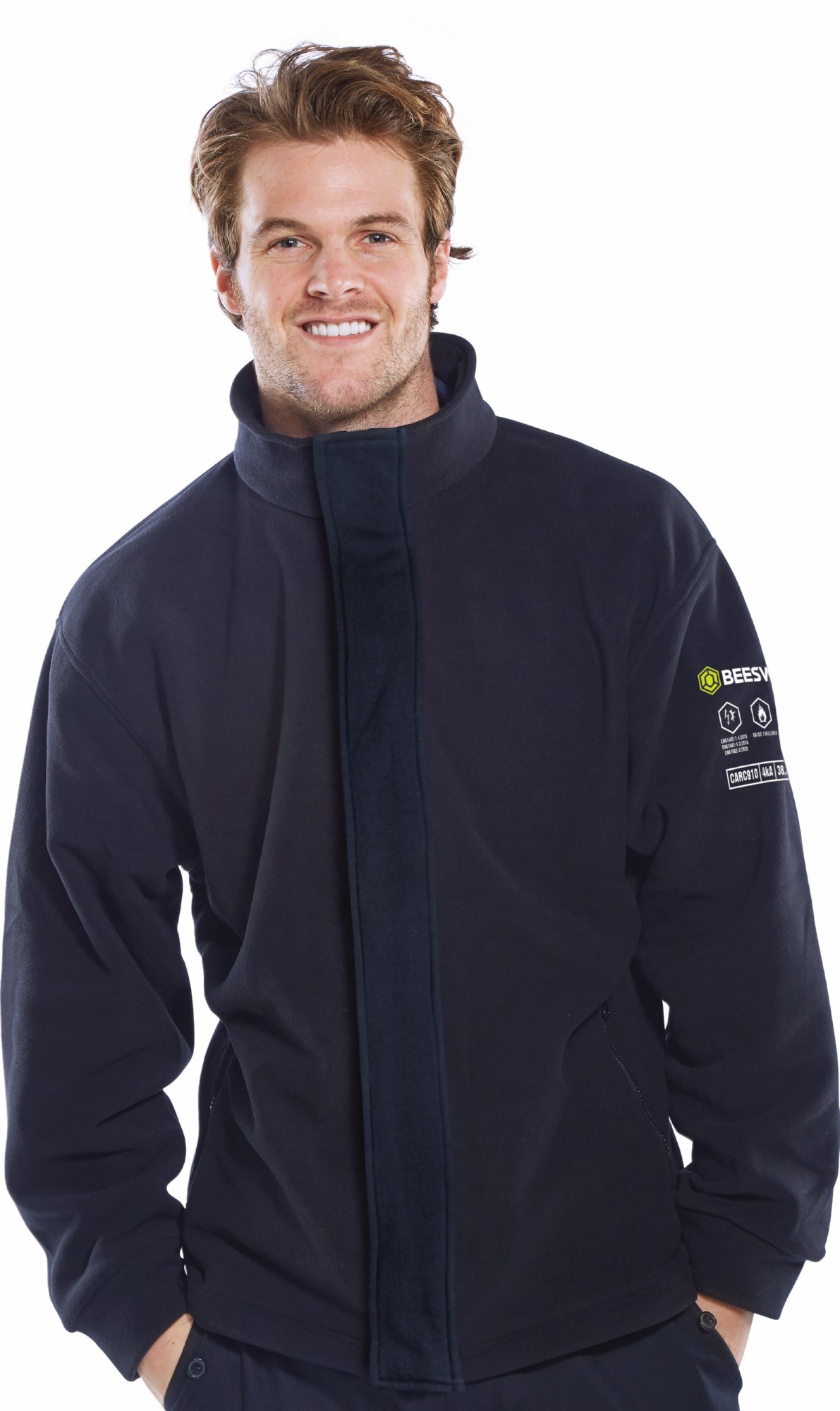 Beeswift Arc Woven Jacket Navy Blue 4XL