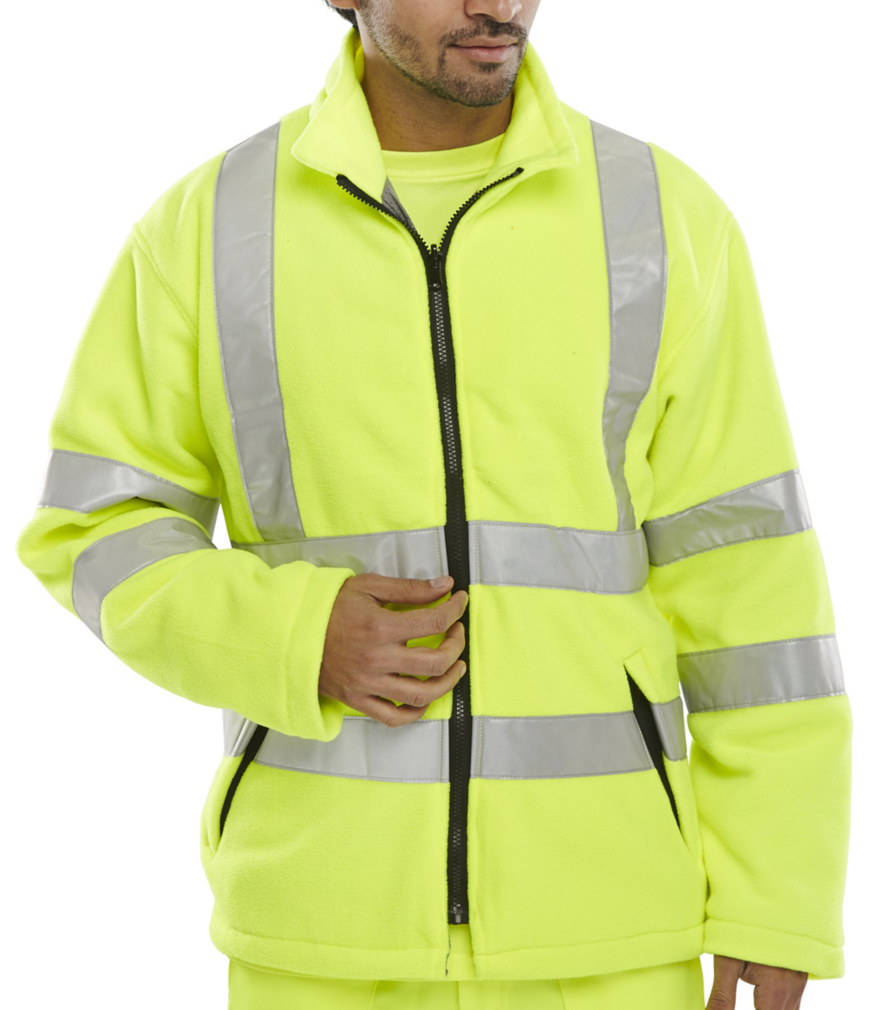 Beeswift High Visibility  Trousers Saturn Yellow / Navy 48T