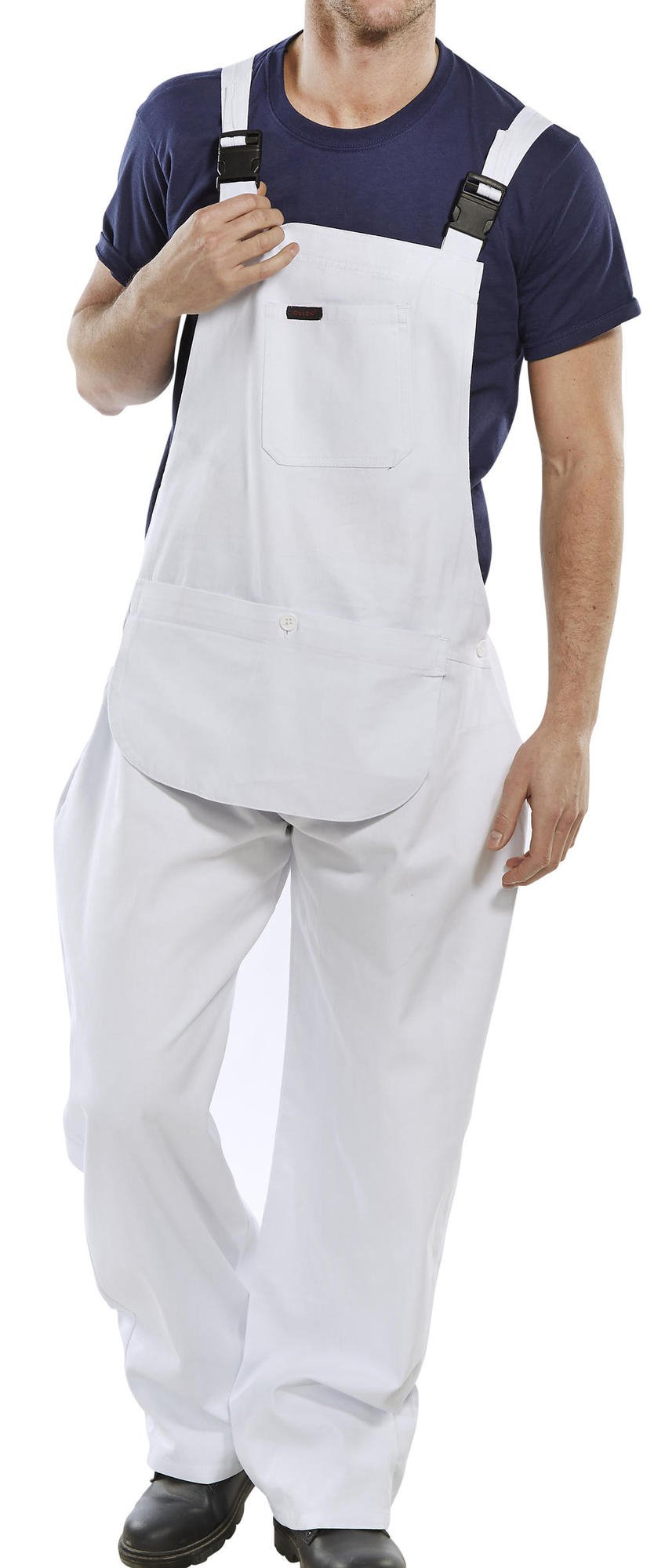 Beeswift Cotton Drill Boilersuit Navy Blue 34