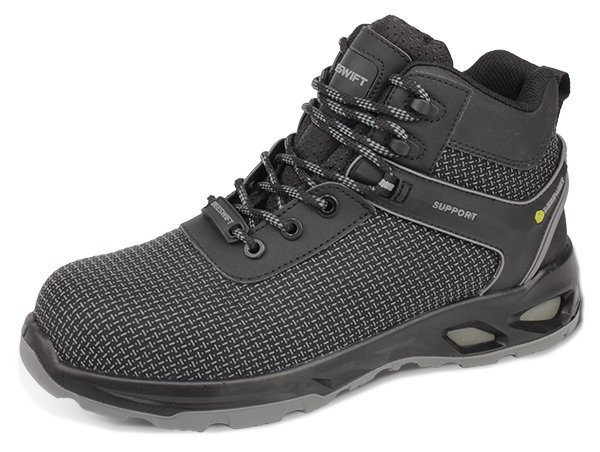 Himley Compatibleosite Mid Cut Black TPU Tek Safety Boot S3S 02/35