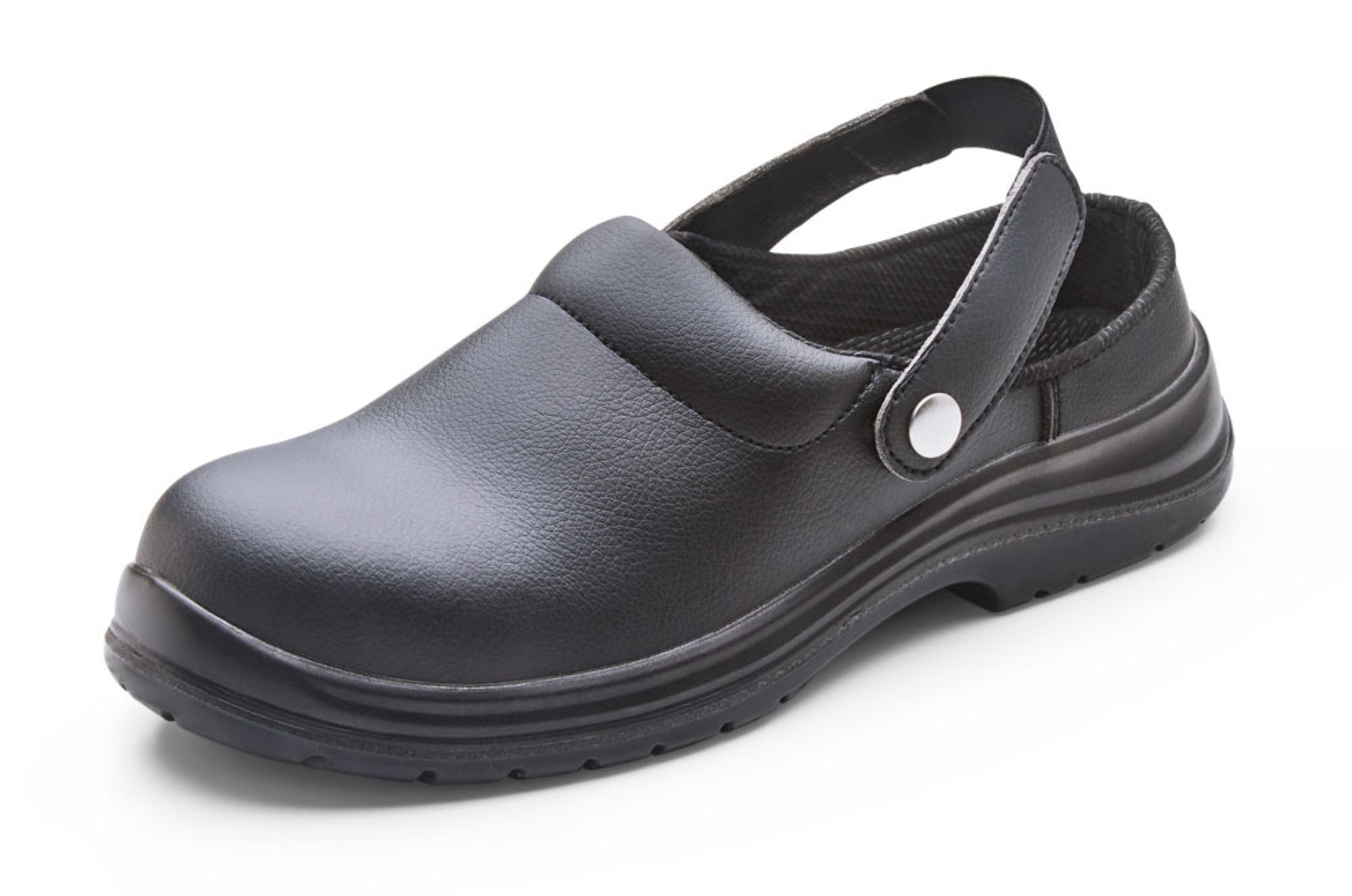 Beeswift Micro-Fibre Slip On Shoe S2 White 10