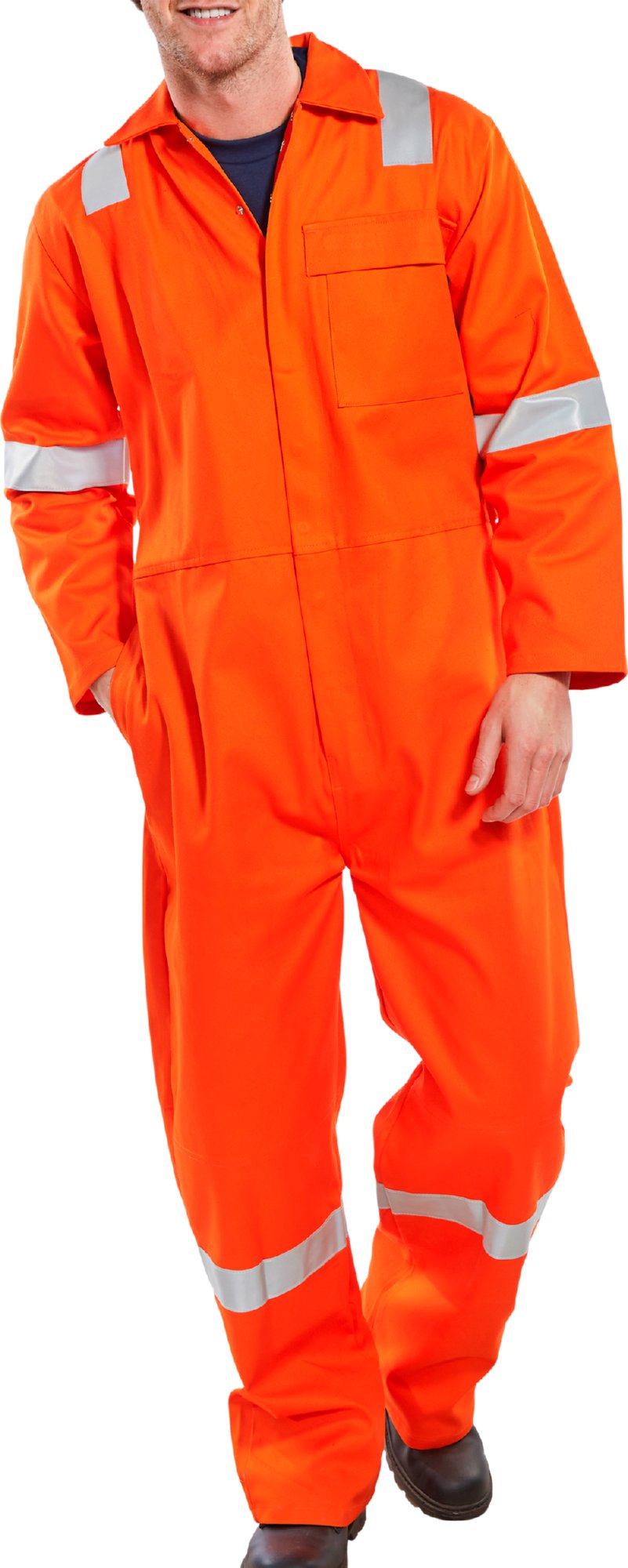 Beeswift Fire Retardant Nordic Design Boilersuit Royal Blue 36