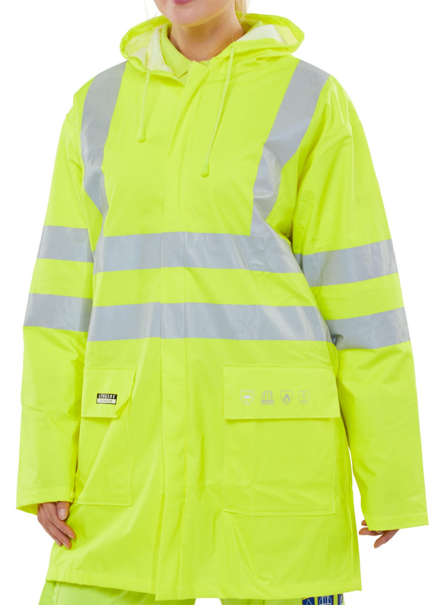 Beeswift Fire Retardant Anti-Static Bib Saturn Yellow L