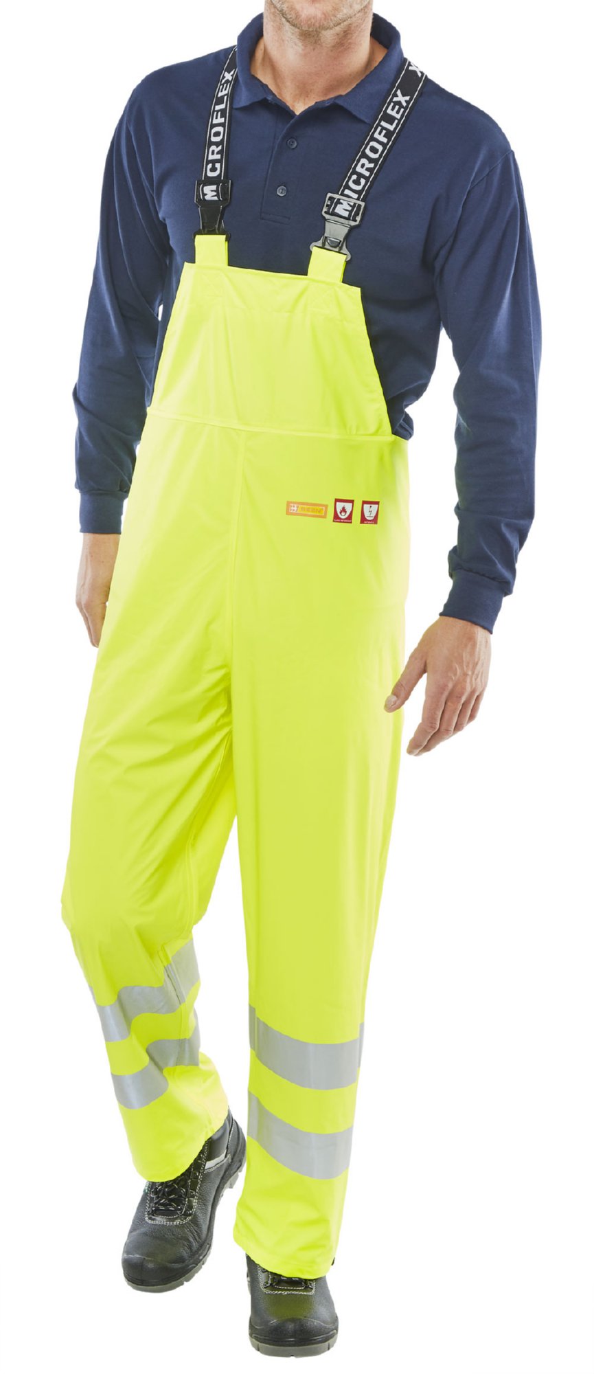 Beeswift Fire Retardant Hi-Vis Jerkin Orange 4XL