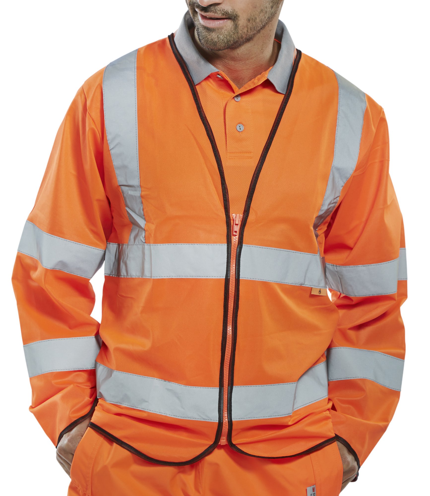 Beeswift Fire Retardant Hi-Vis Jerkin Saturn Yellow 4XL