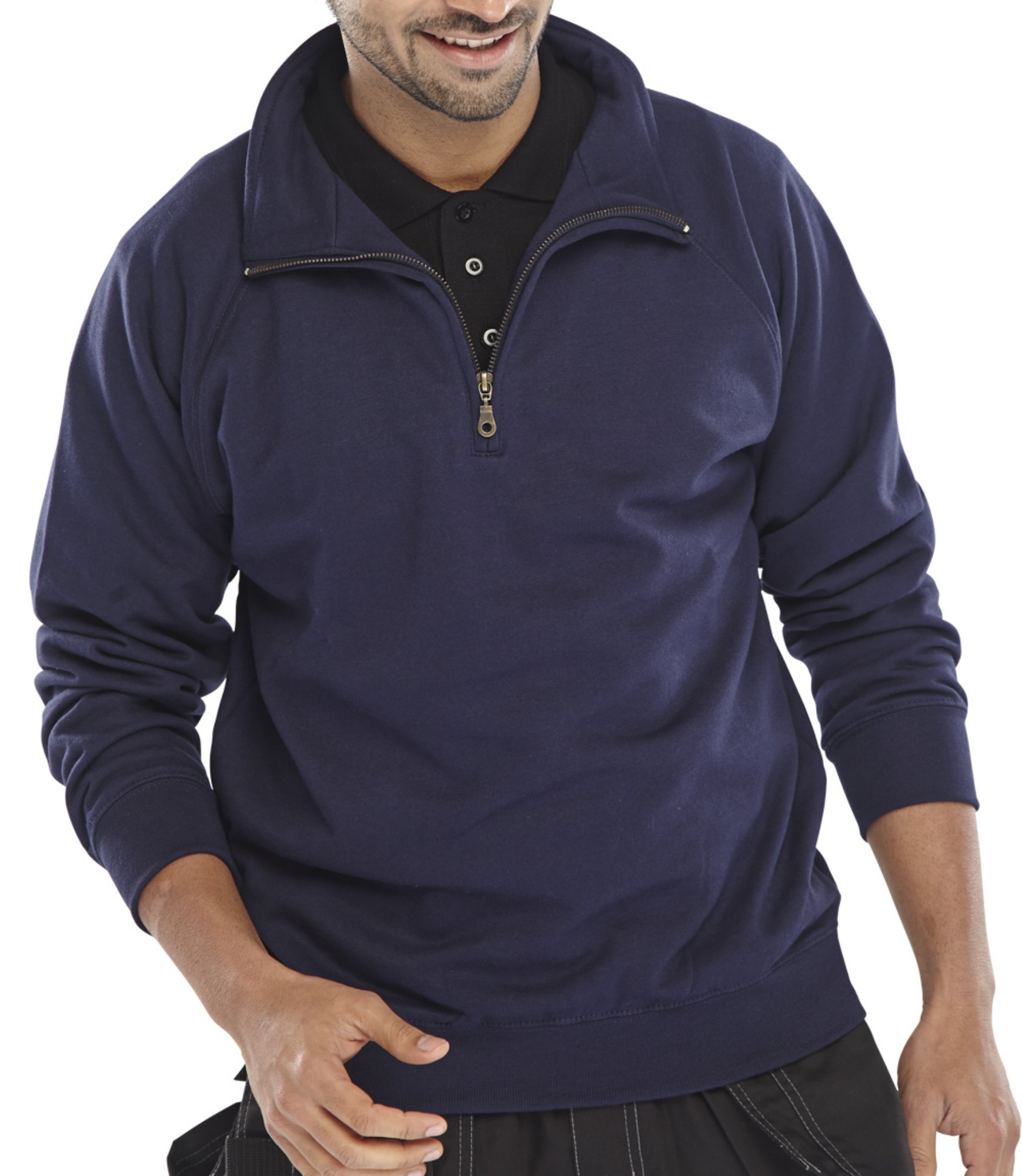 Beeswift V-Neck Sweatshirt Navy Blue M