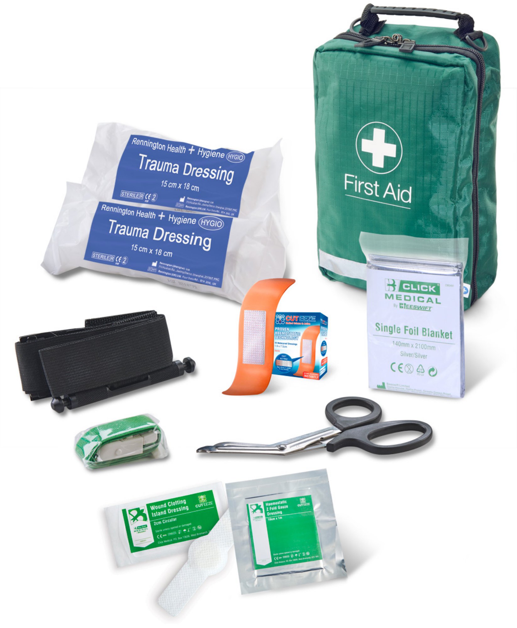 Click Medical Bs8599-1:2019 Critical Injury Pack High Risk In Box