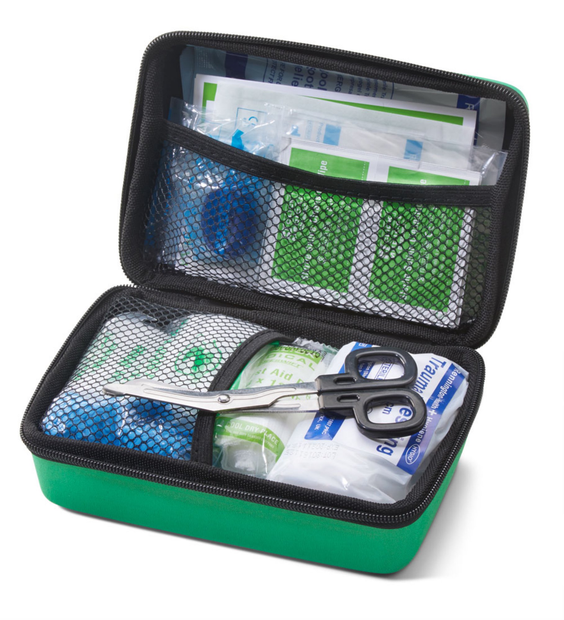Click Medical Bs8599-2 Large Travel First Aid Kit In Medium Feva Case