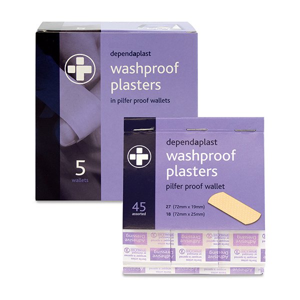 Click Medical DEPENDAPLAST FABRIC PILFER PROOF PLASTER BOX 5 X 40