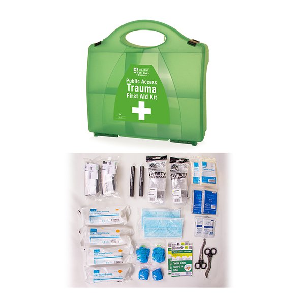 Click Medical PACT(PUBLIC ACCESS TRAUMA KIT) IN A BAG