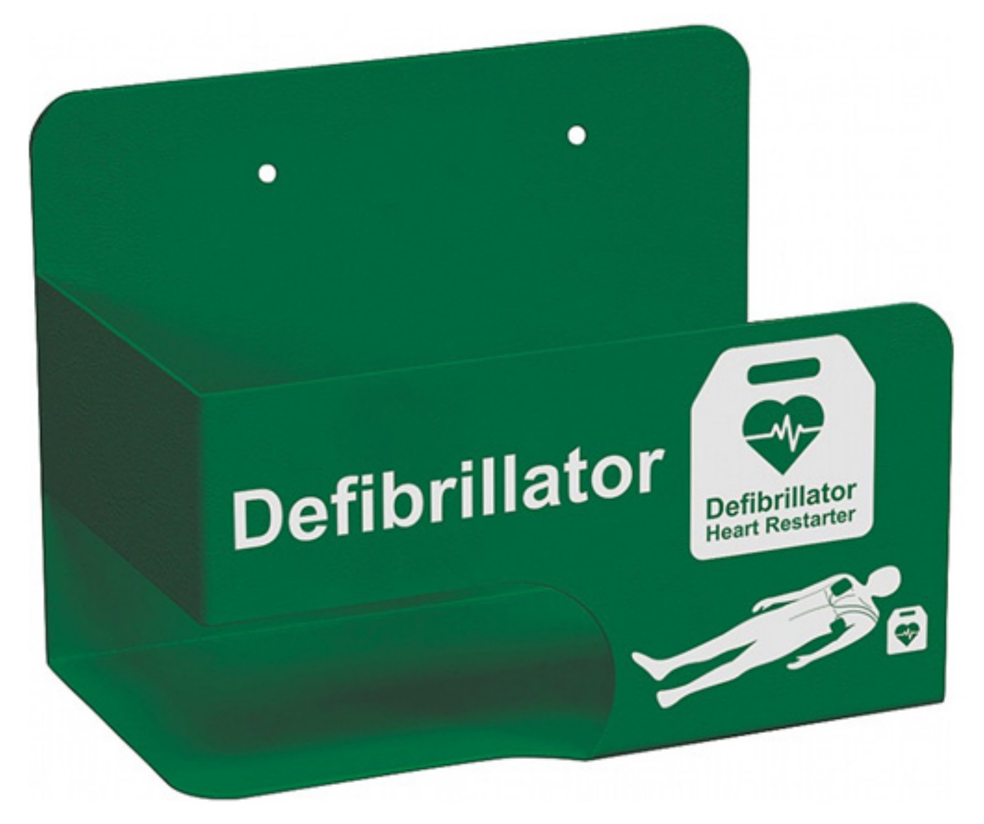 Click Medical Defibrillator Stainless Steel Cabinet No Lock & Electrics
