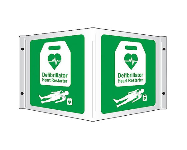 Click Medical INDOOR ALARMED DEFIBRILLATOR CABINET