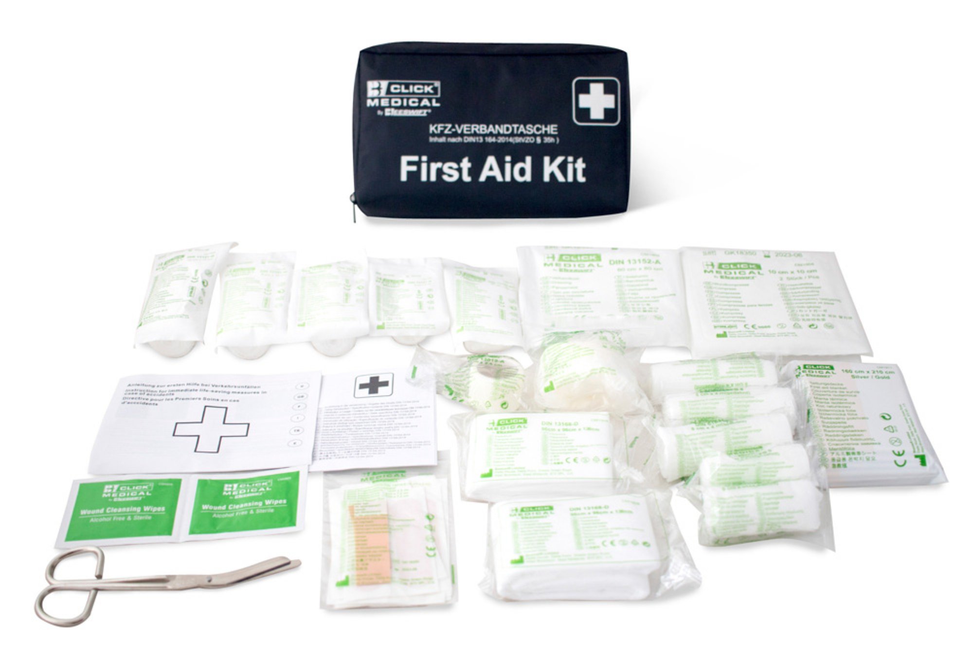 Click Medical German Combination Vehicle First Aid Kit Din 13164
