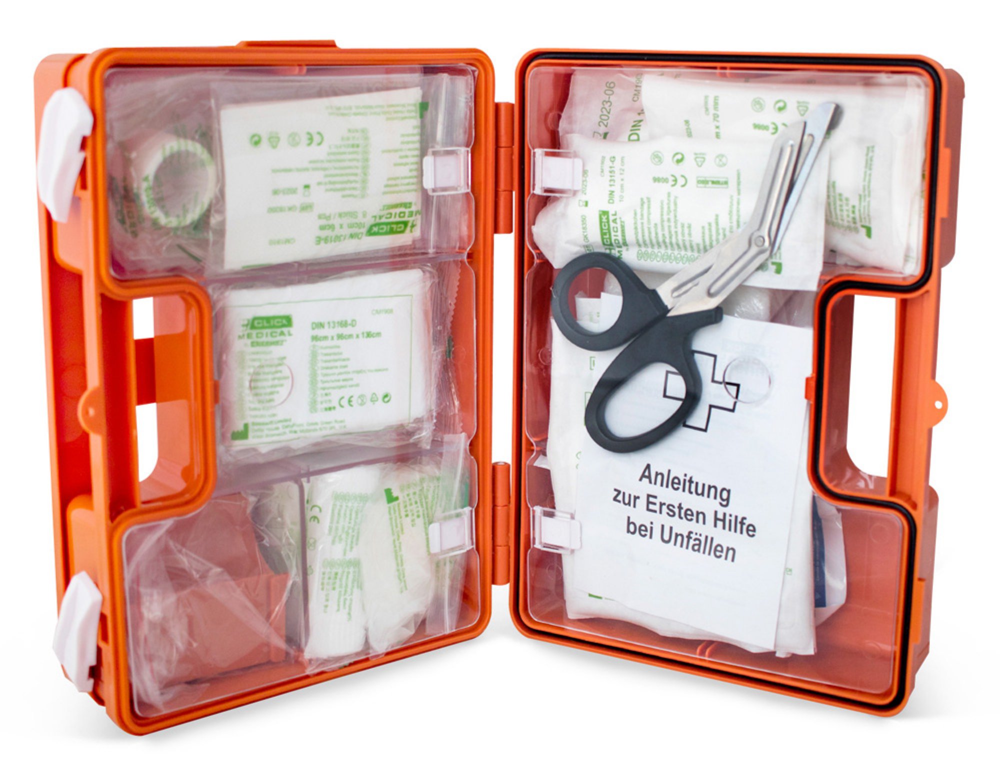 Click Medical German First Aid Kit To Din Standard 13169 Amber