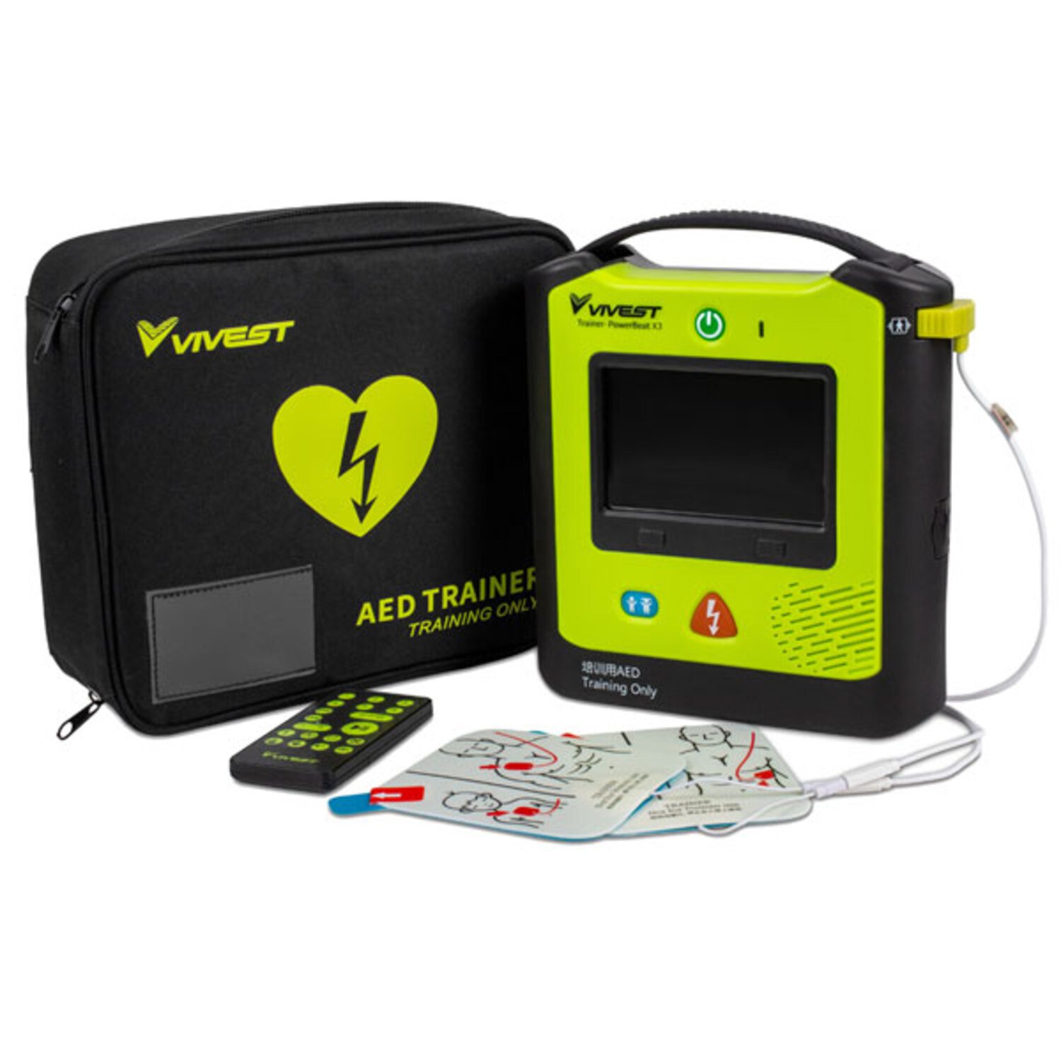 Vivest Power Beat Semi-Auto Defibrillator Indoor Package