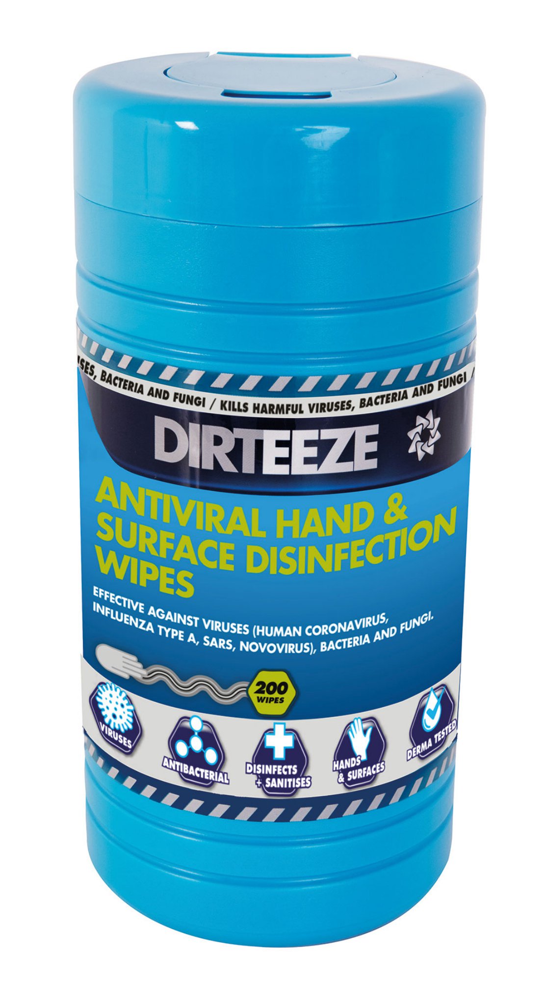 Dirteeze Antiviral Hand And Surface Wipes