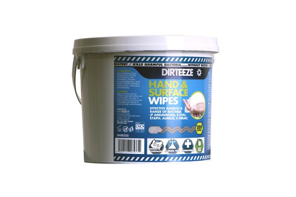 Dirteeze Hand And Surface Antiviral Disinfectant Wipes