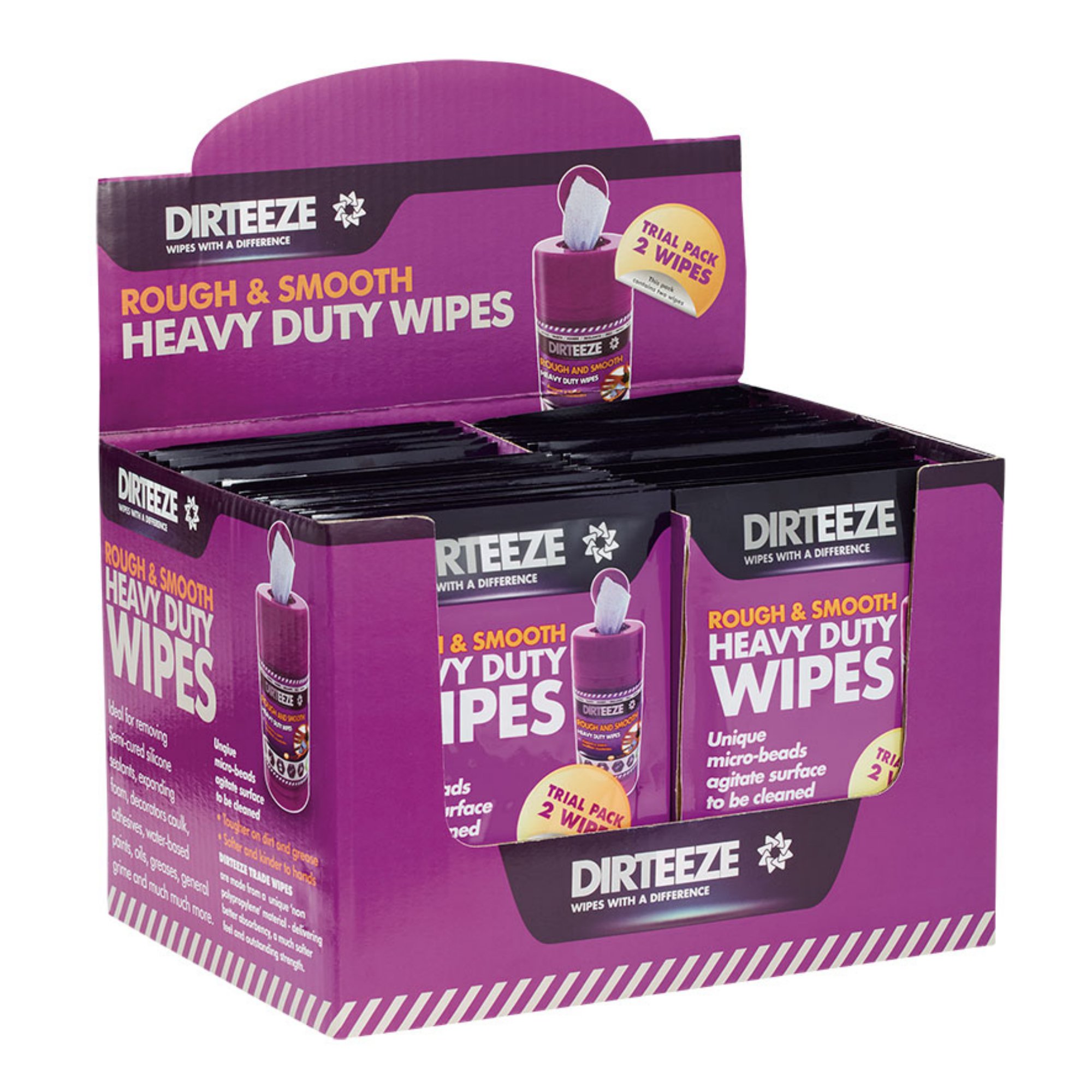 Dirteeze Rough And Smooth Wipes (Pack Of 40)