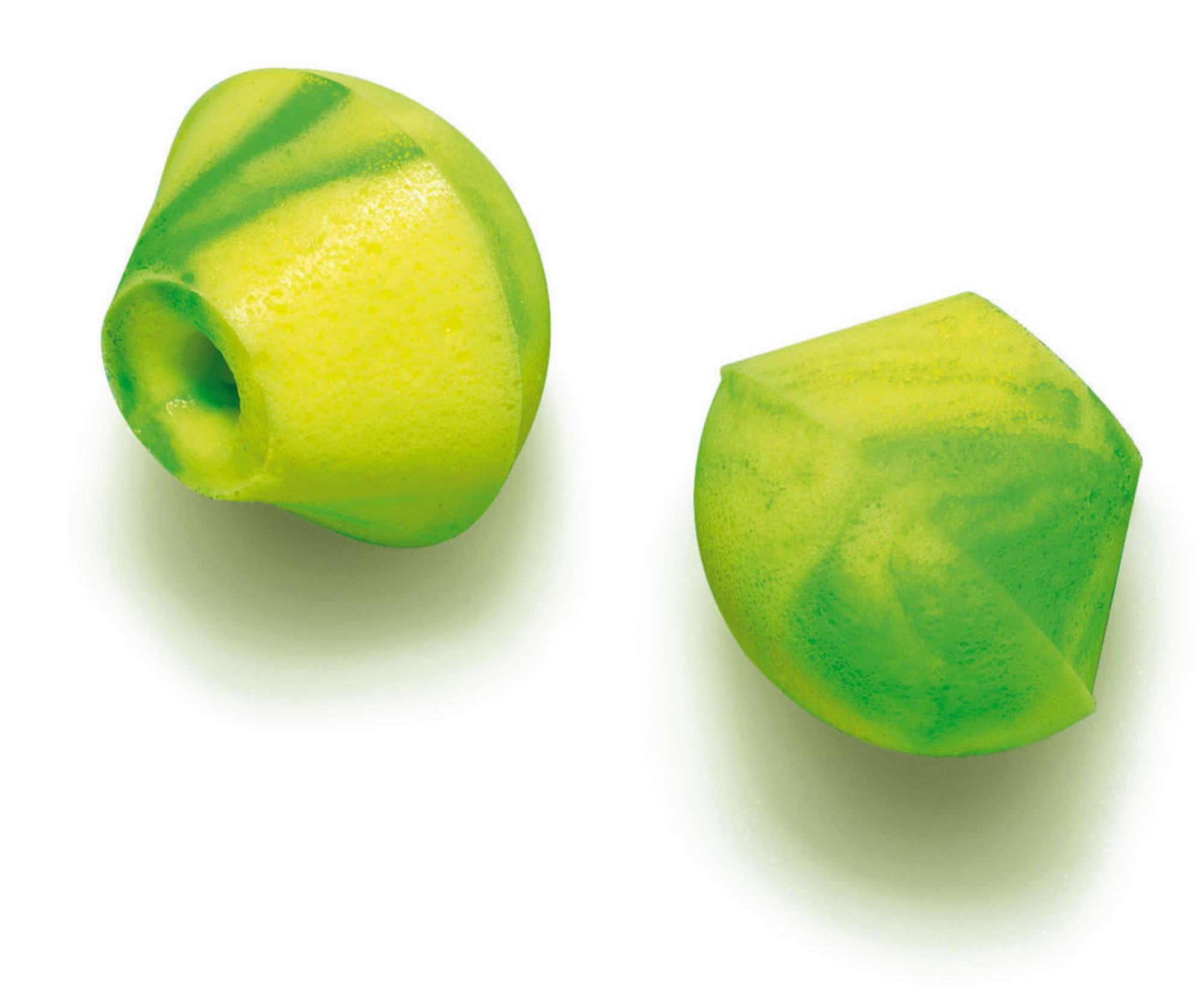 Moldex 6900 Pura-Fit Corded Earplugs Pu Foam Green / Yellow (Box of 200)
