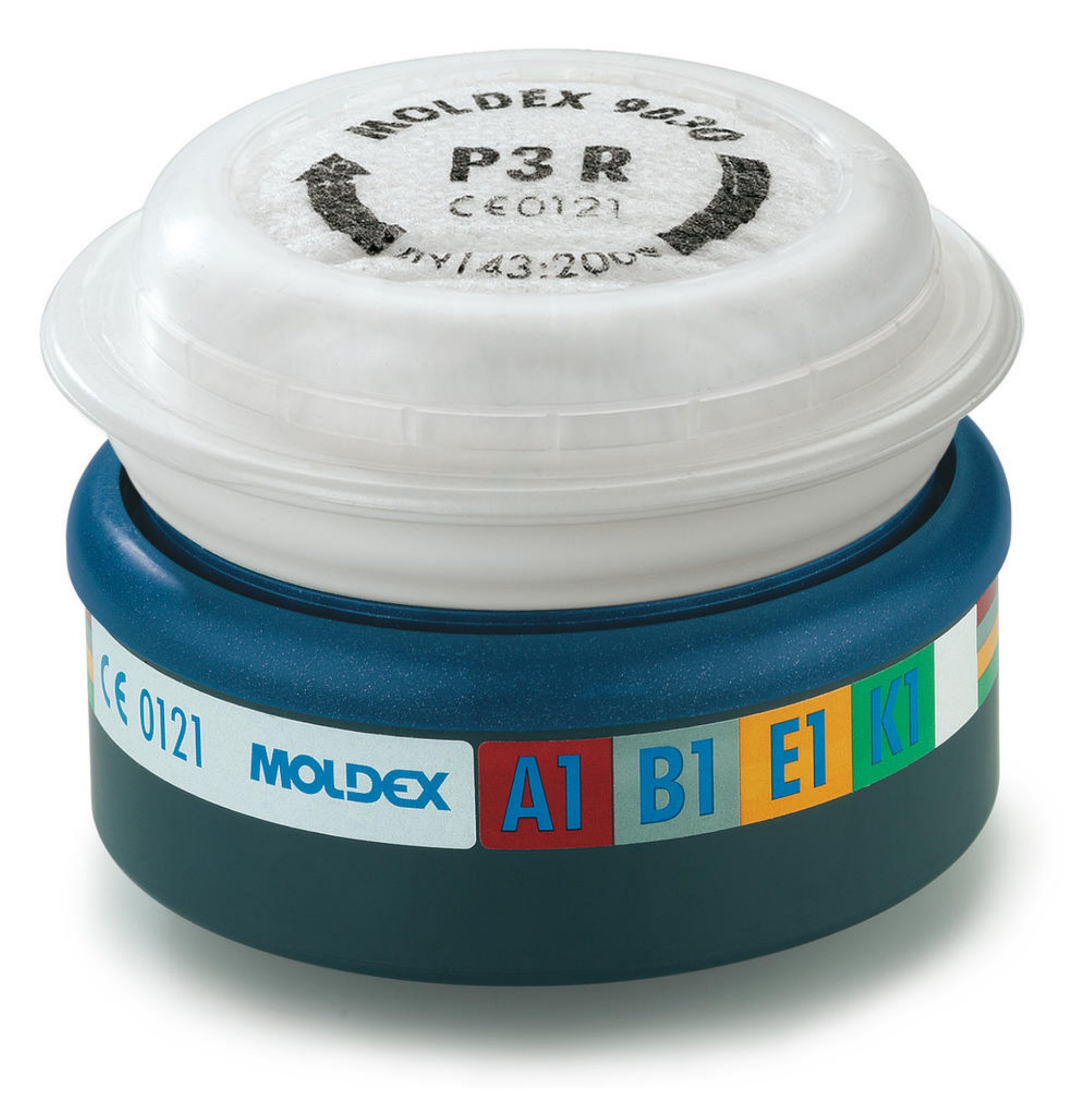 Moldex Ax 7000 / 9000 Particulate Filter Easylock System Blue M9600 (Box of 8)