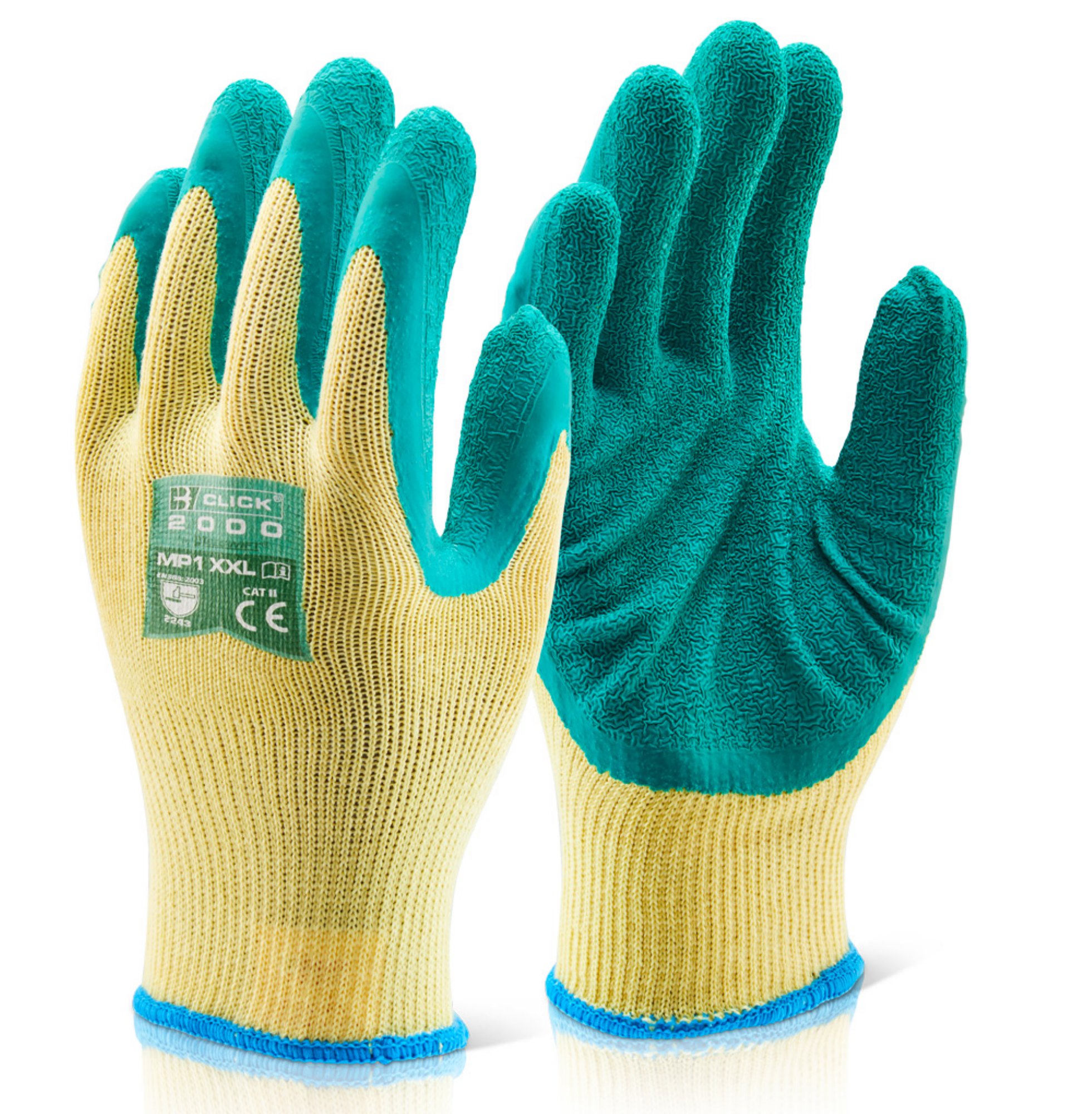 Beeswift Multi-Purpose Latex Palm Coated Gloves Orange L