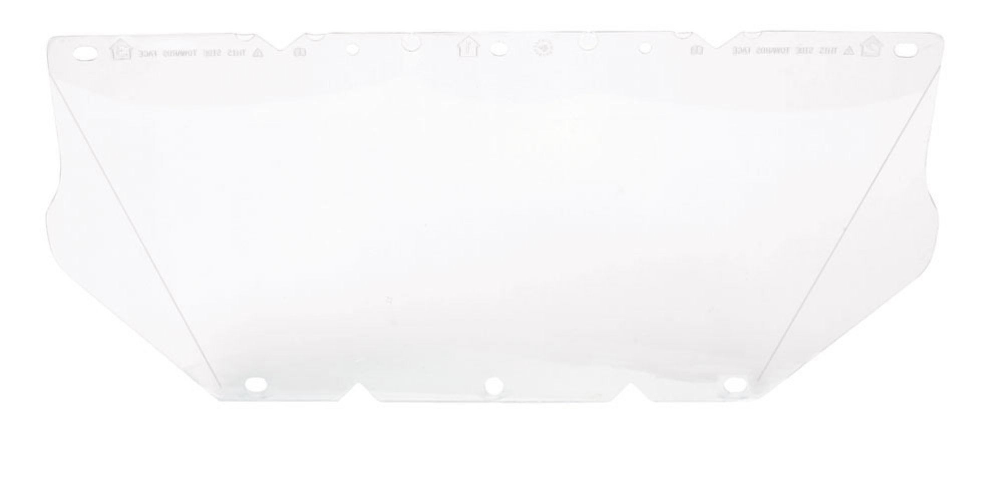 MSA V-Gard General Purpose Pc Sheet Visor Clear 1.5mm Clear 1.5mm