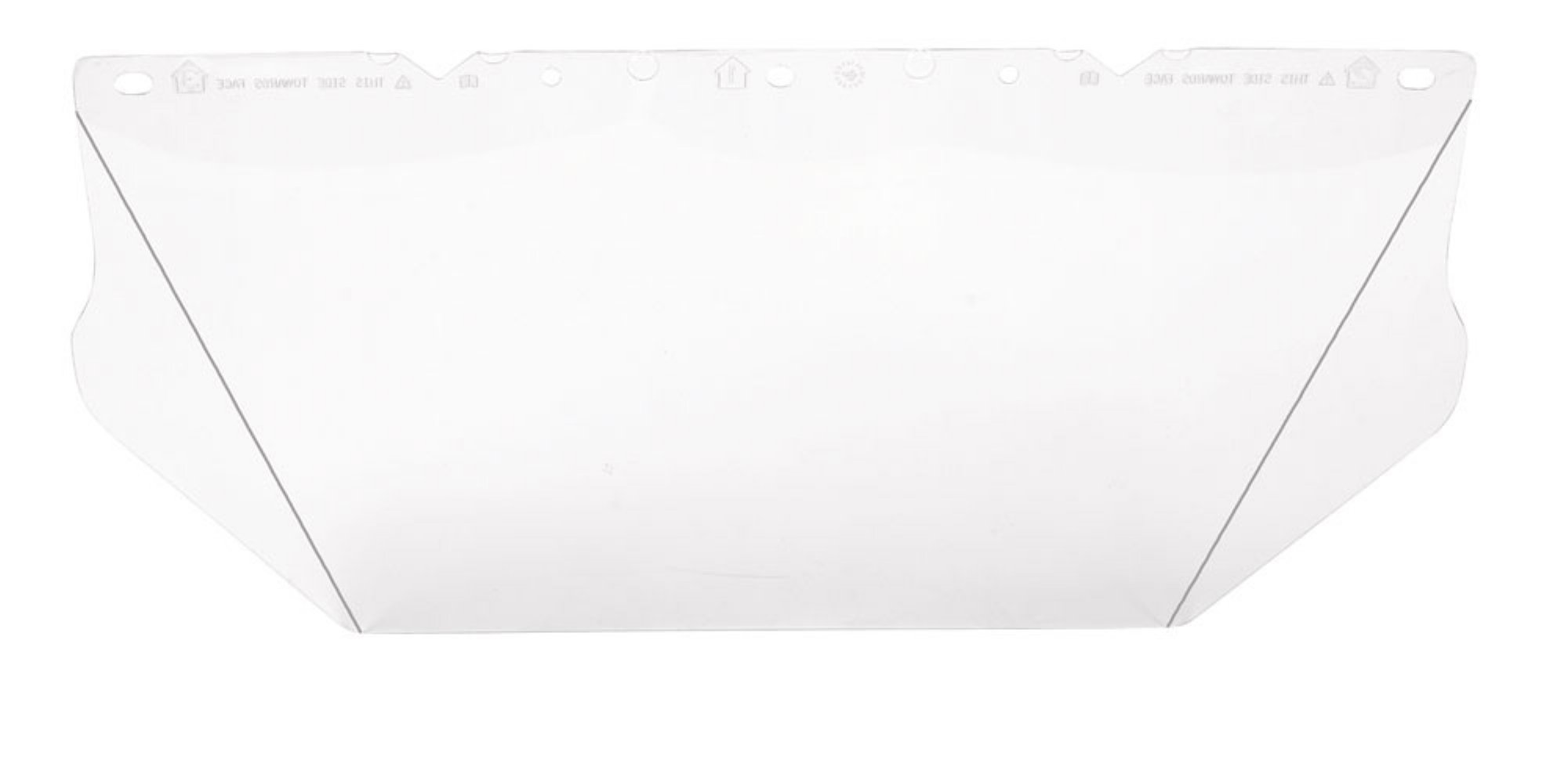 MSA V-Gard Pc Sheet Visor Chinguard Compatible Clear