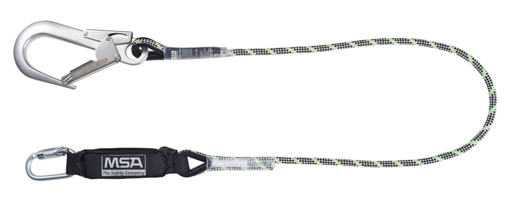 MSA Kernmantel Twin Leg Energy Absorbing Lanyard 1.8M