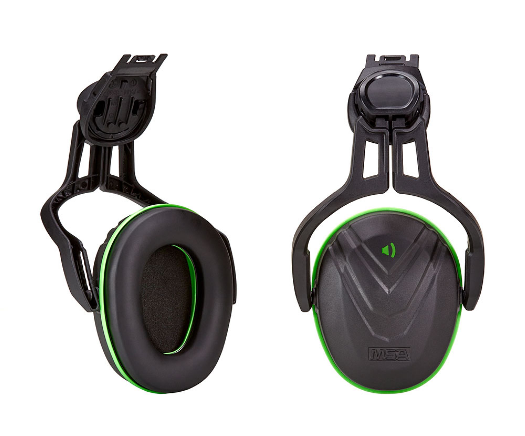 MSA V-Gard Helmet Mounted Ear Defender Medium Yellow