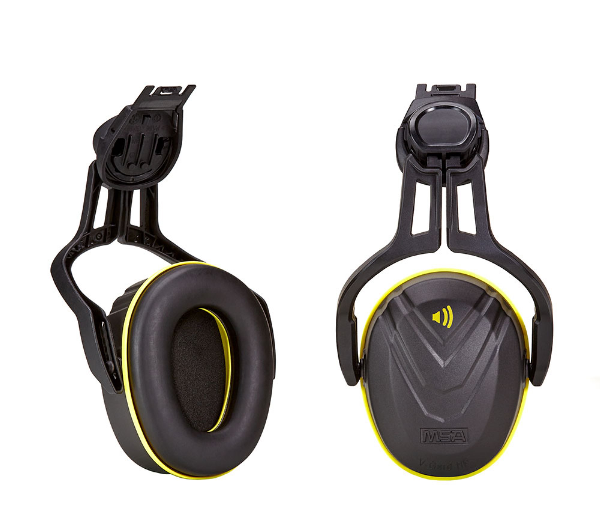 MSA V-Gard Helmet Mounted Ear Defender High Red