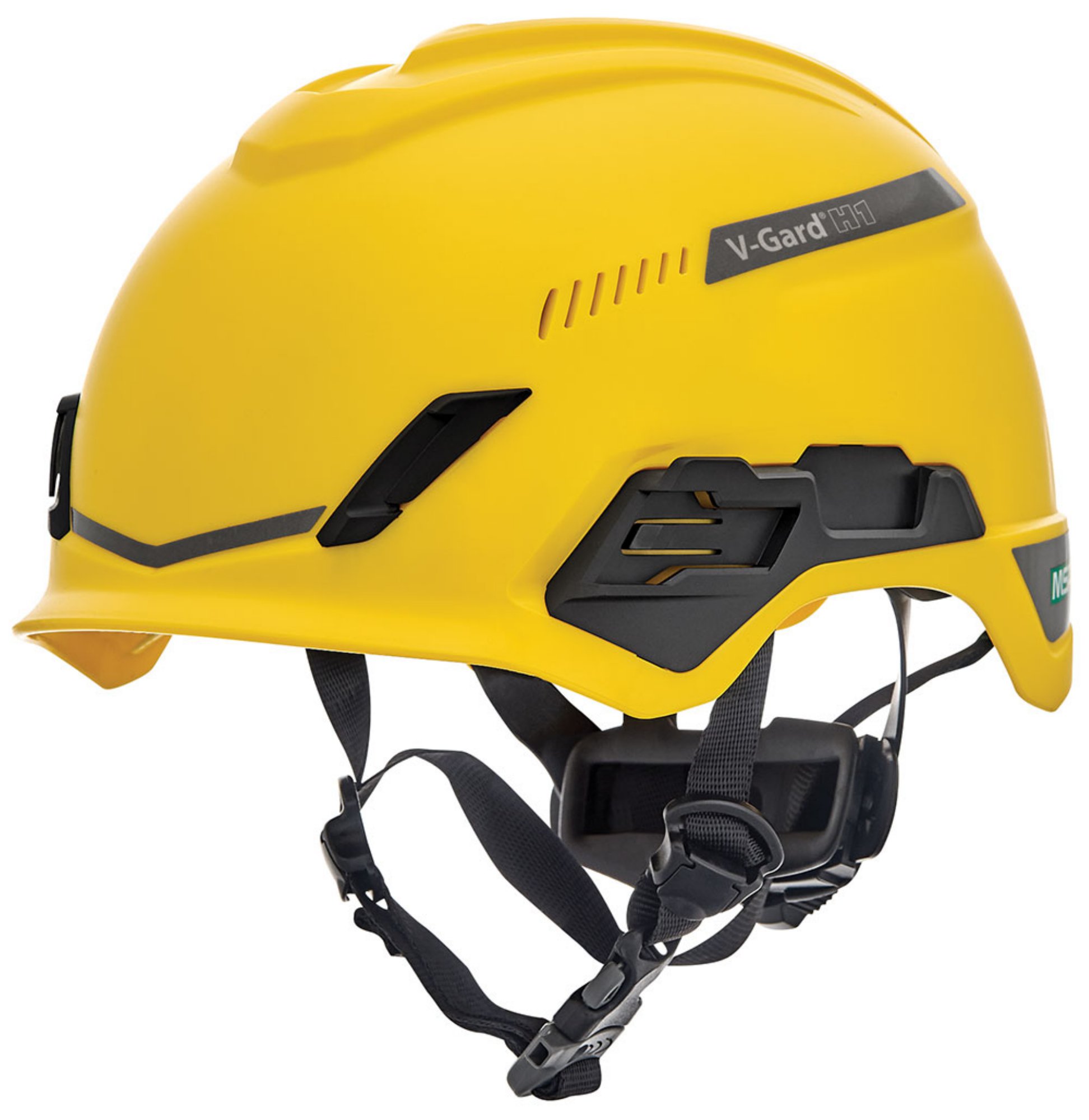 MSA V-Gard H1 Tri-Vented Helmet Lime Green