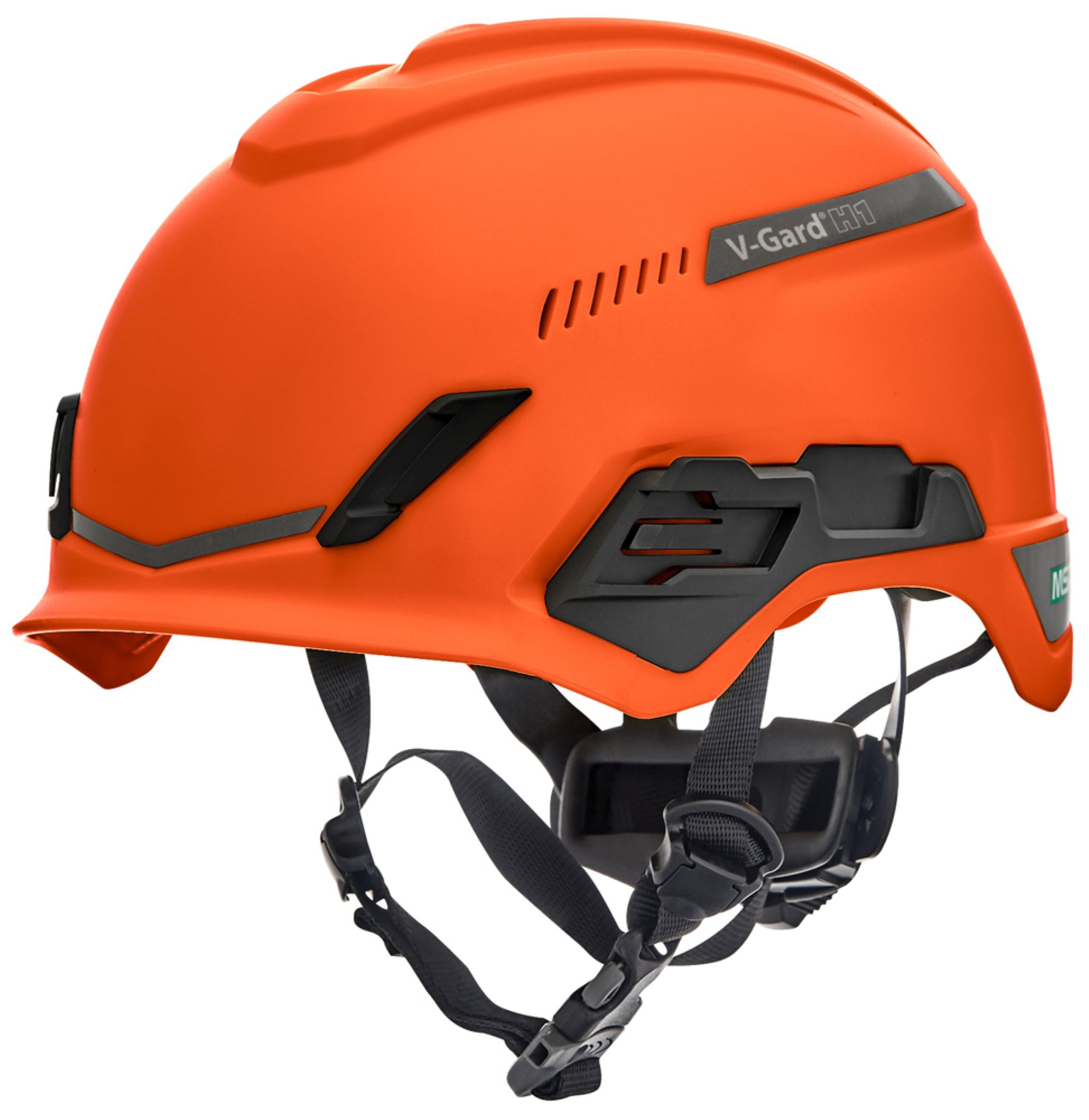 MSA V-Gard H1 Tri-Vented Helmet Black