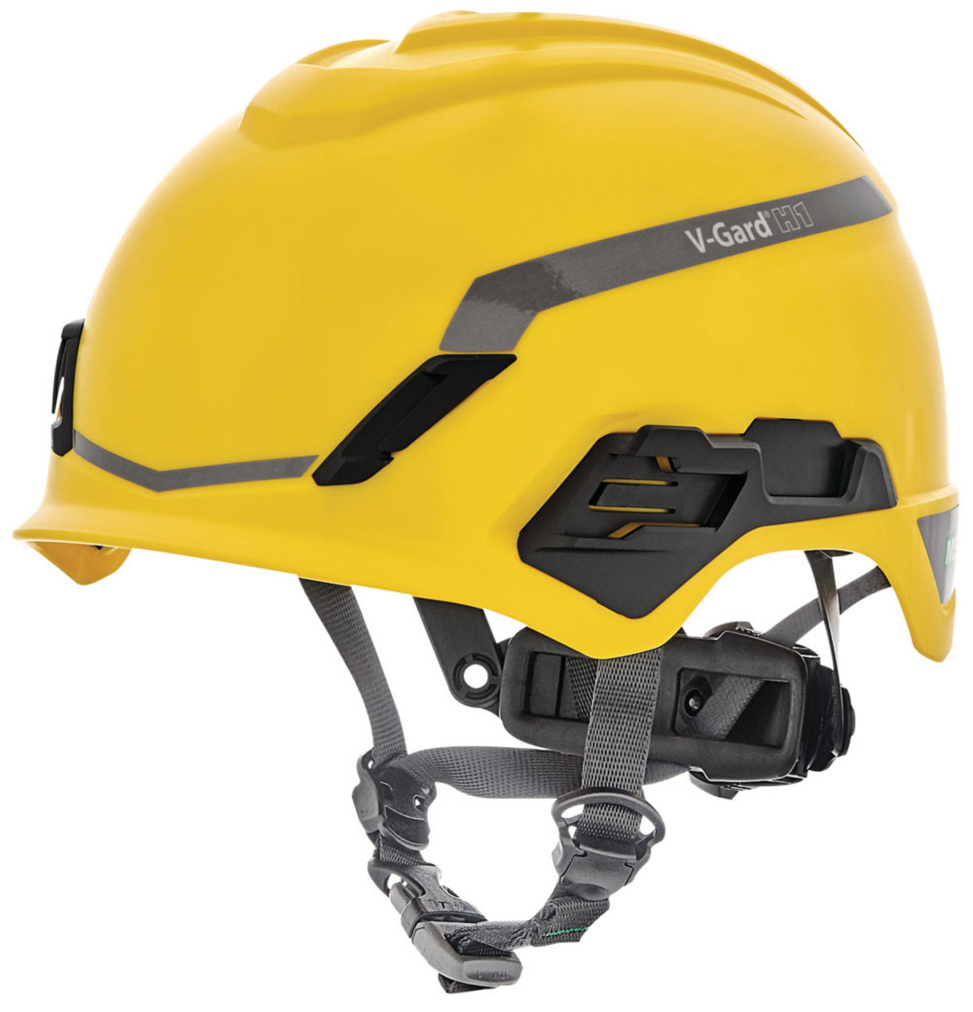 MSA V-Gard H1 Non Vented Helmet Lime Green