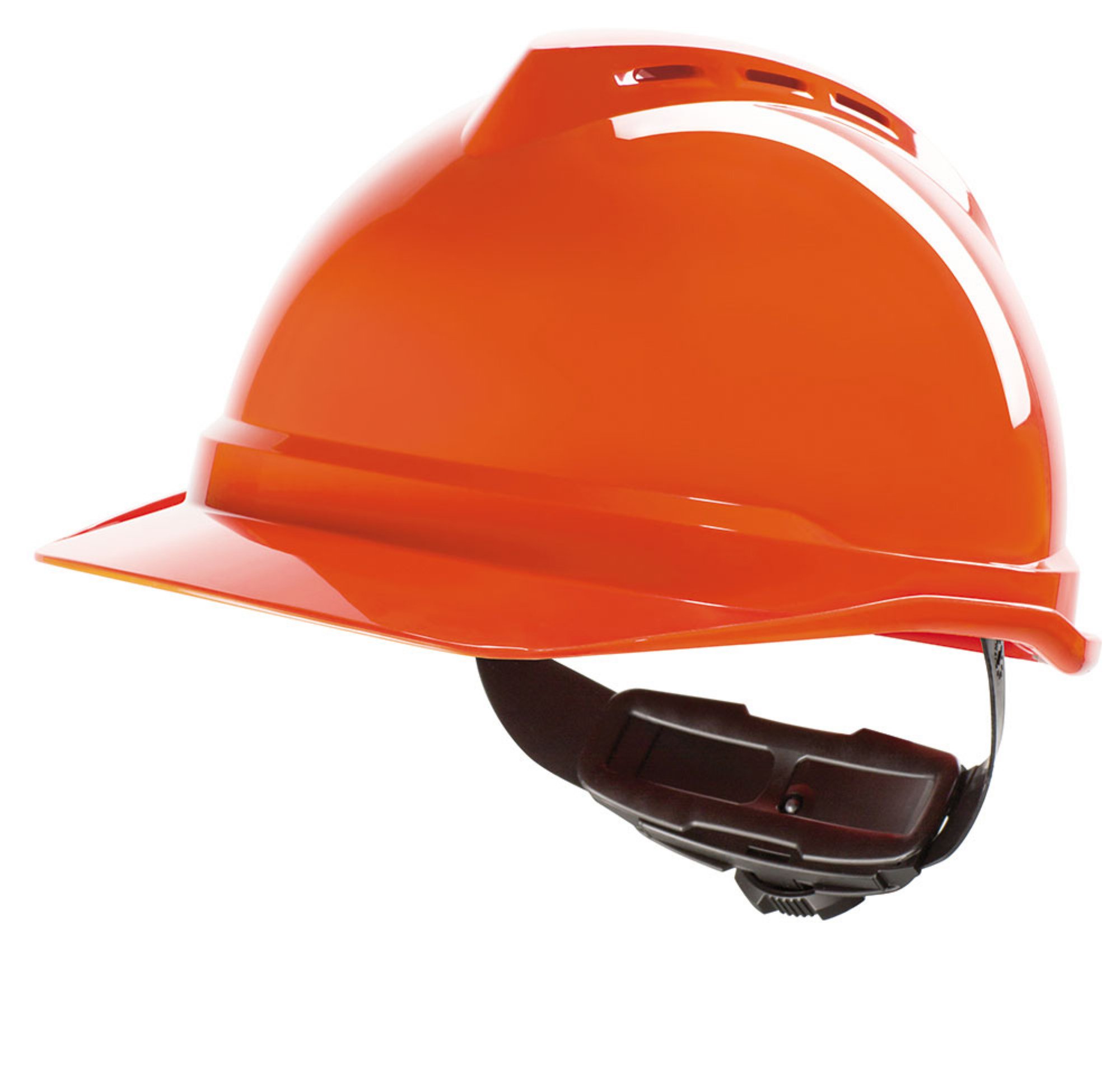 MSA V-Gard 500 Vented Safety Helmet Hi Vis Yellow