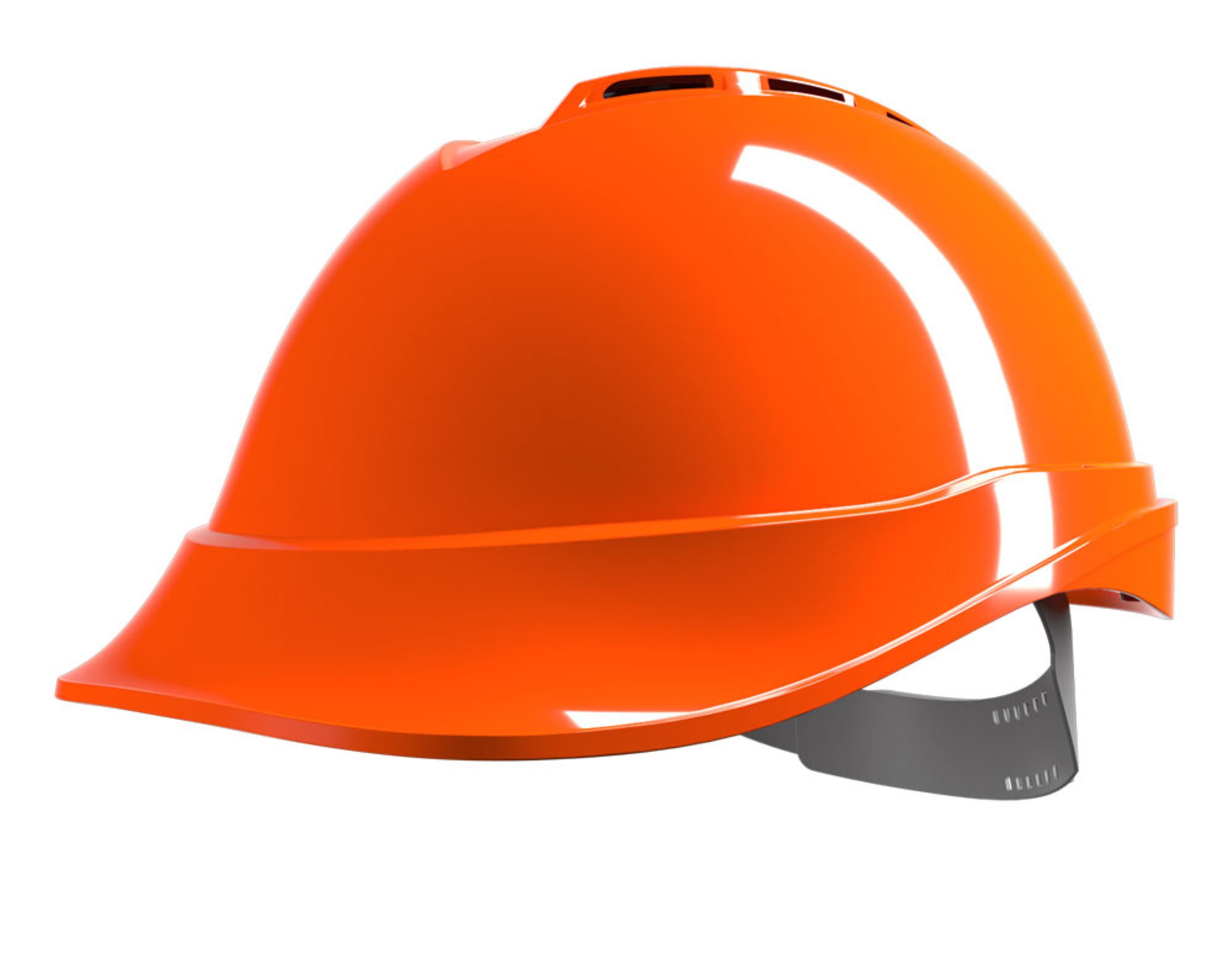 MSA V-Gard 200 Vented Safety Helmet Hi Vis Yellow