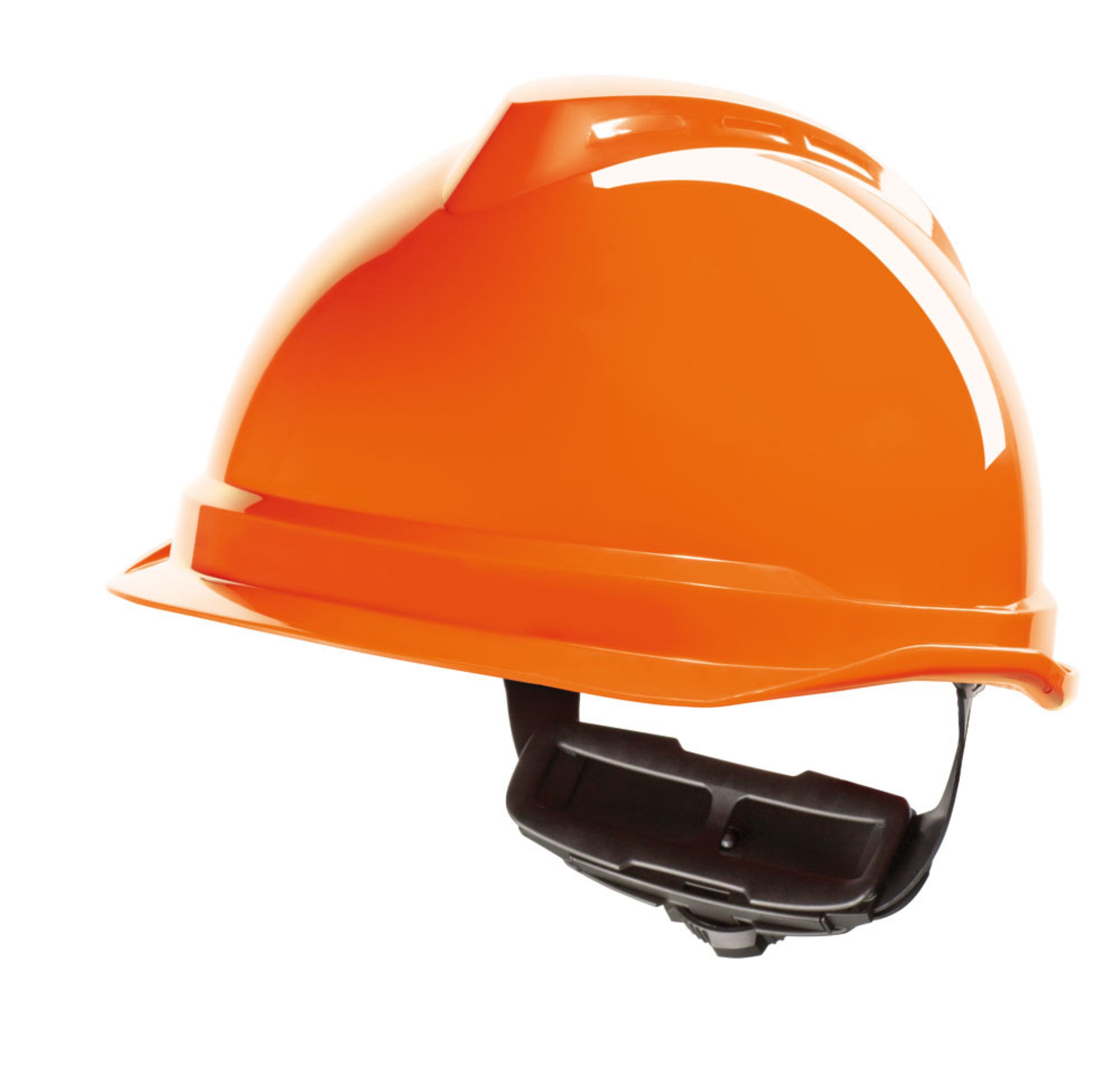 MSA V-Gard 520 Peakless Safety Helmet Black