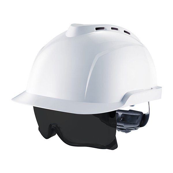 MSA V-Gard 950 Electrician Helmet White Set White
