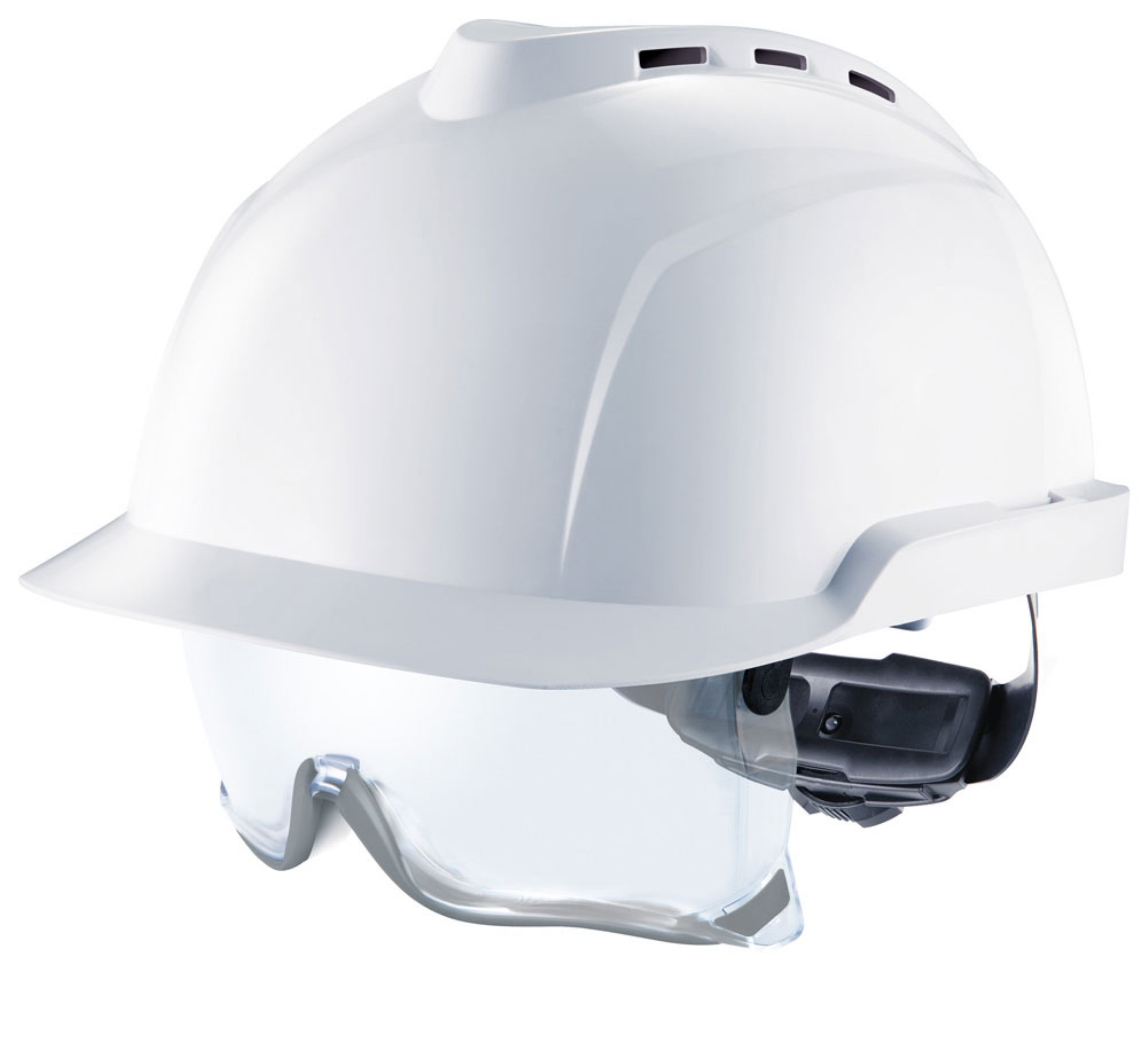 MSA V-Gard 930 Vented Helmet C / W Integrated Spec White / Grey